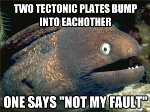 bad tectonic plates joke