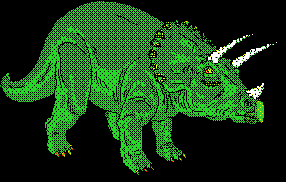 animated Triceratops